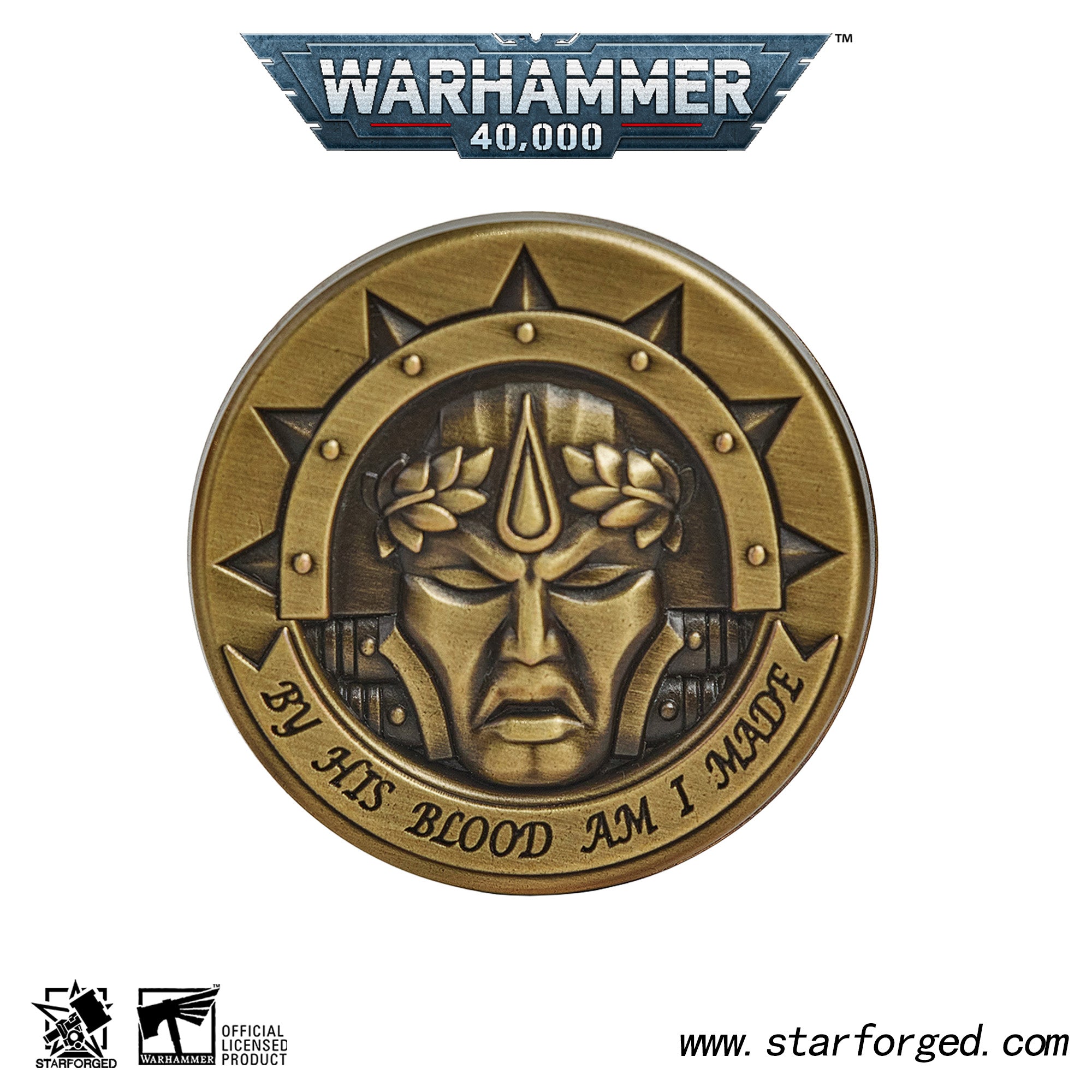Warhammer 40K Blood Angels Clicking Coin Sanguinius Other Collector Coins Starforged